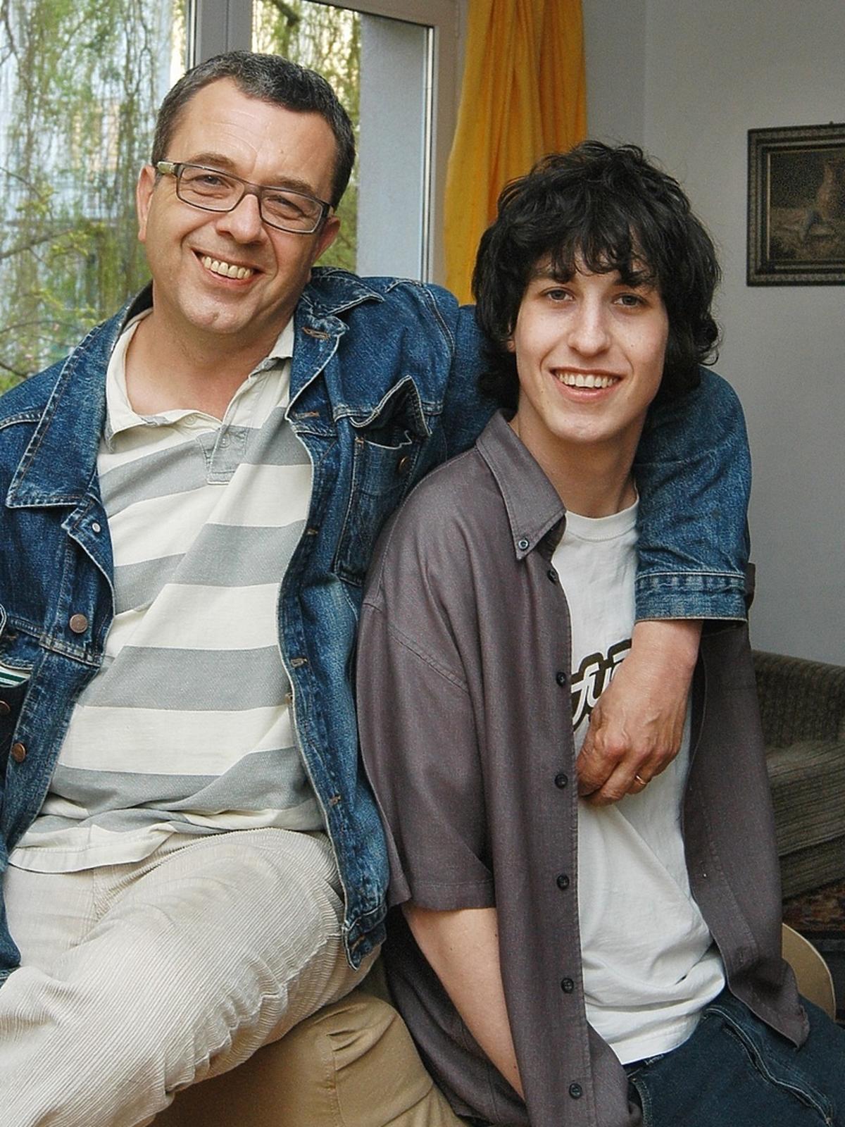Grzegorz Miecugow i jego syn Krzysztof Miecugow