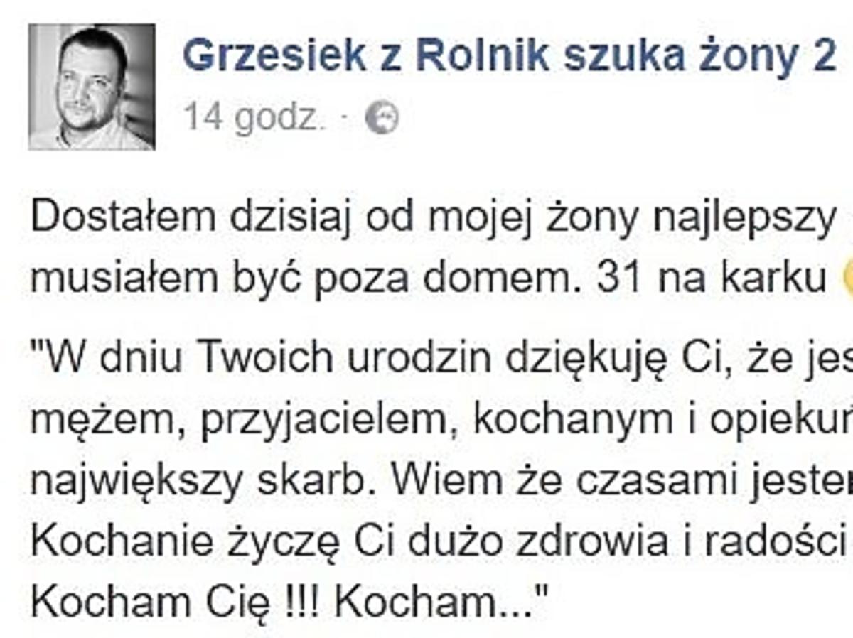 Grzesiek z Rolnik szuka żony świętował urodziny