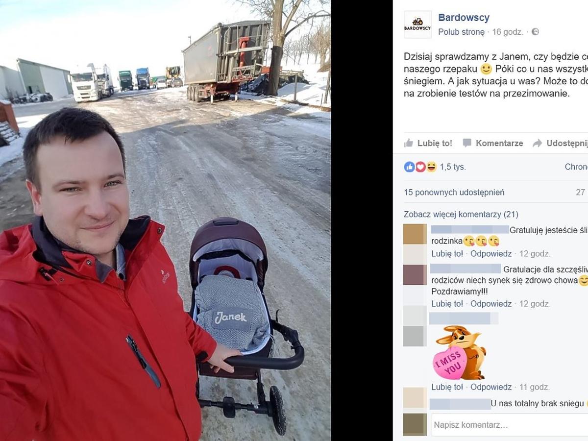 Grzesiek z Rolnik szuka żony z synem na spacerze