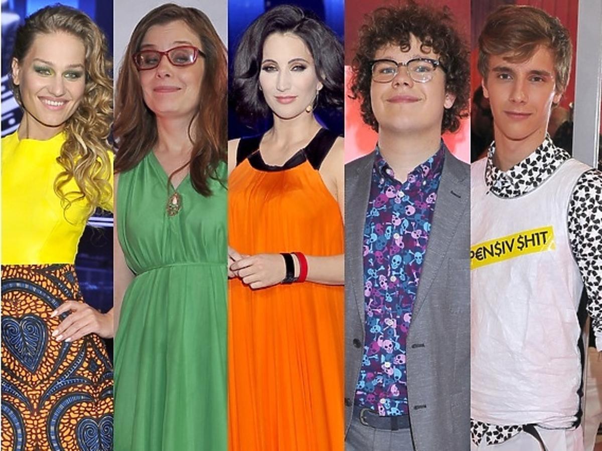 Gwiazdy i uczestnicy podczas półfinału "The Voice of Poland 2"