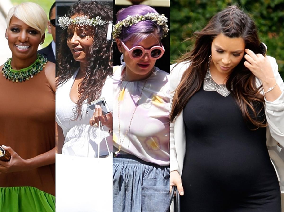 Gwiazdy na baby shower u Kim Kardashian