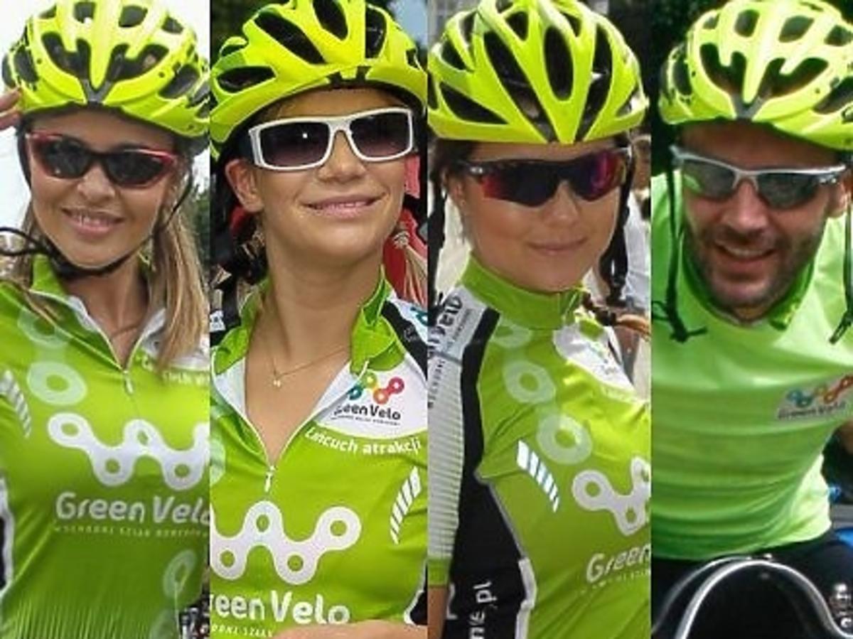 Gwiazdy na nagraniu programu "Wakacyjny peleton gwiazd"