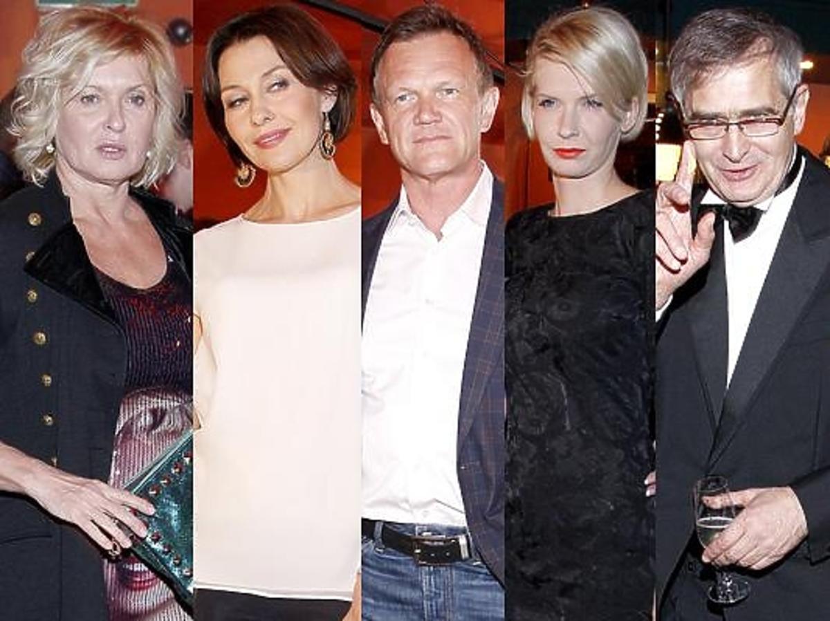 Gwiazdy na premierze rewii "Hollywood na Foksal" w Teatrze Sabat