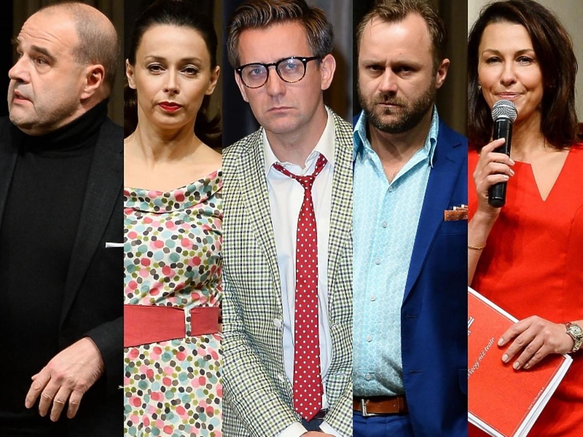 Gwiazdy na próbie medialnej spektaklu "Złodziej" w Teatrze Capitol