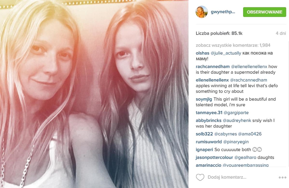 Gwyneth Paltrow i córka Apple Martin