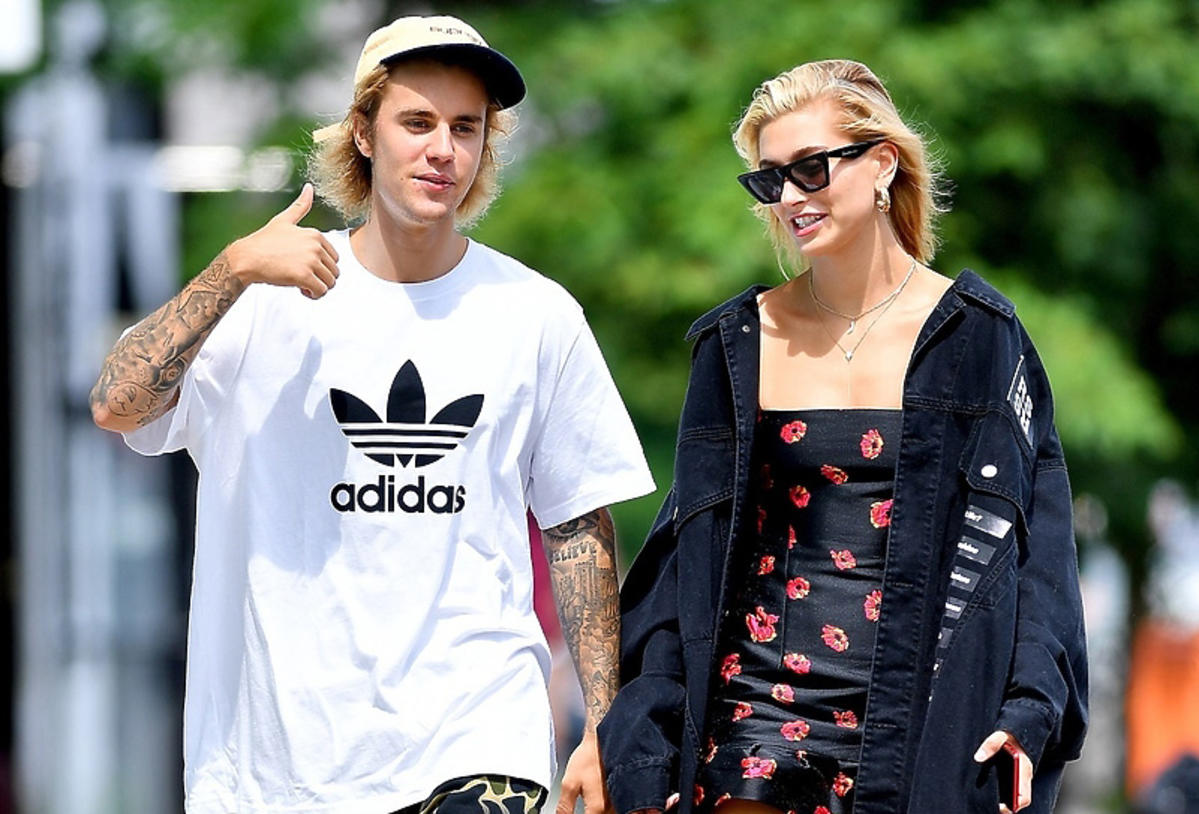 Hailey Baldwin i Justin Bieber na spacerze w Nowym Jorku