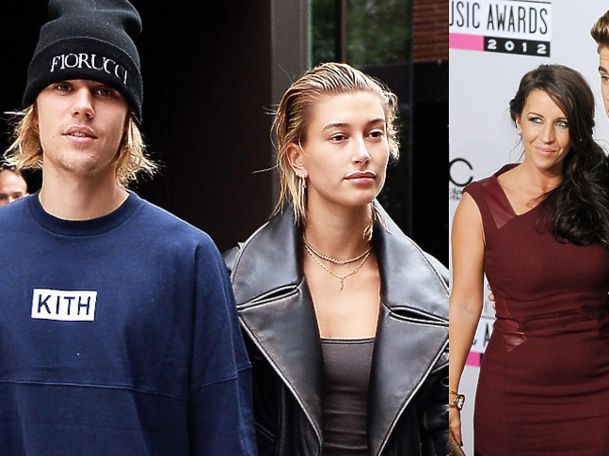 Hailey Baldwin, Justin Bieber w Nowym Jorku, Justin Bieber z mamą na imprezie