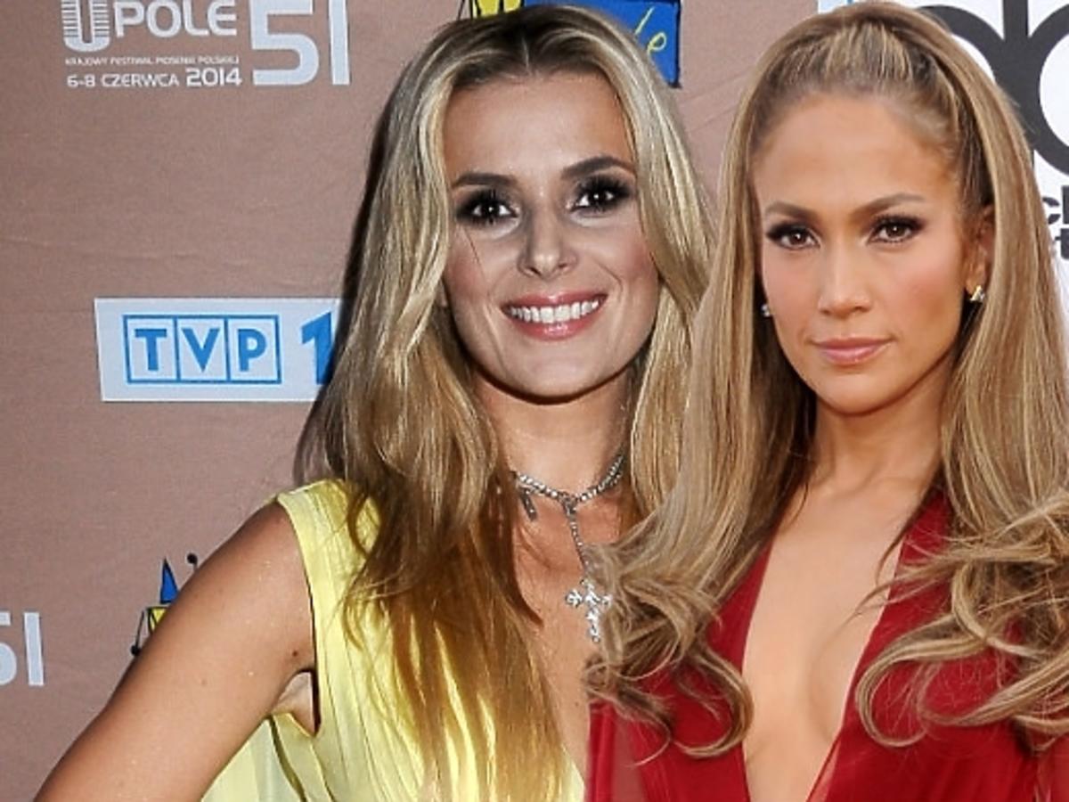 Halina Mlynkova w tej samej sukience co Jennifer Lopez