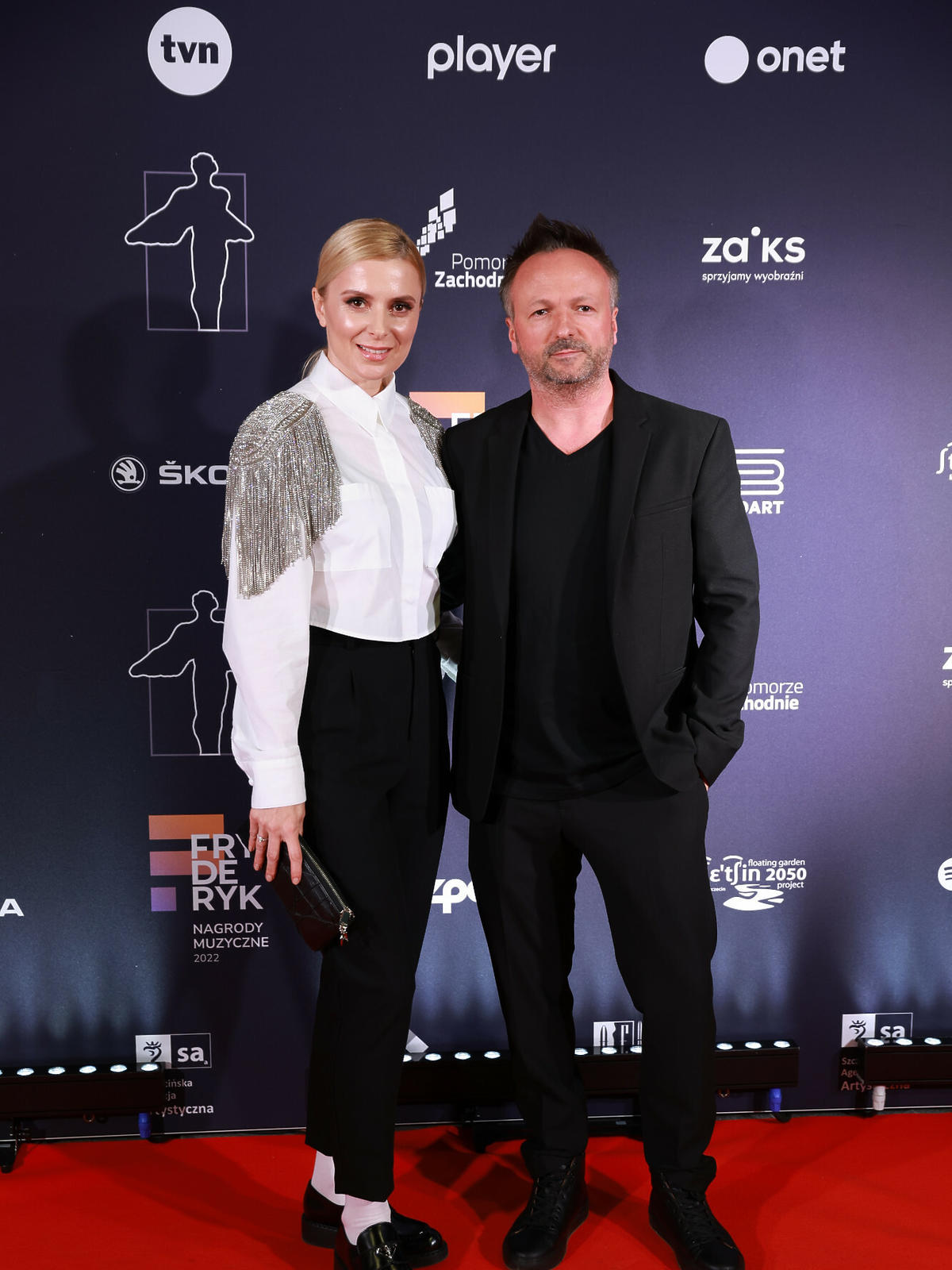 Halina Młynkova z partnerem
