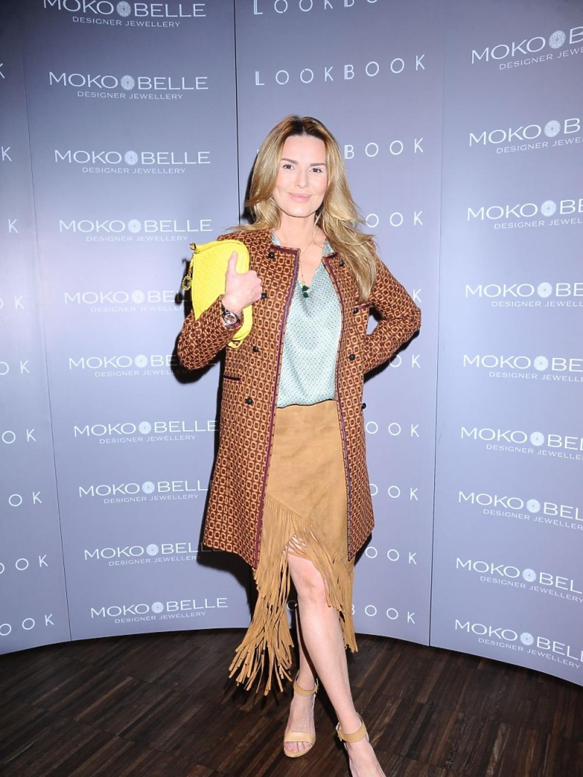 Hanna Lis na otwarciu butiku Mokobelle i LookBook