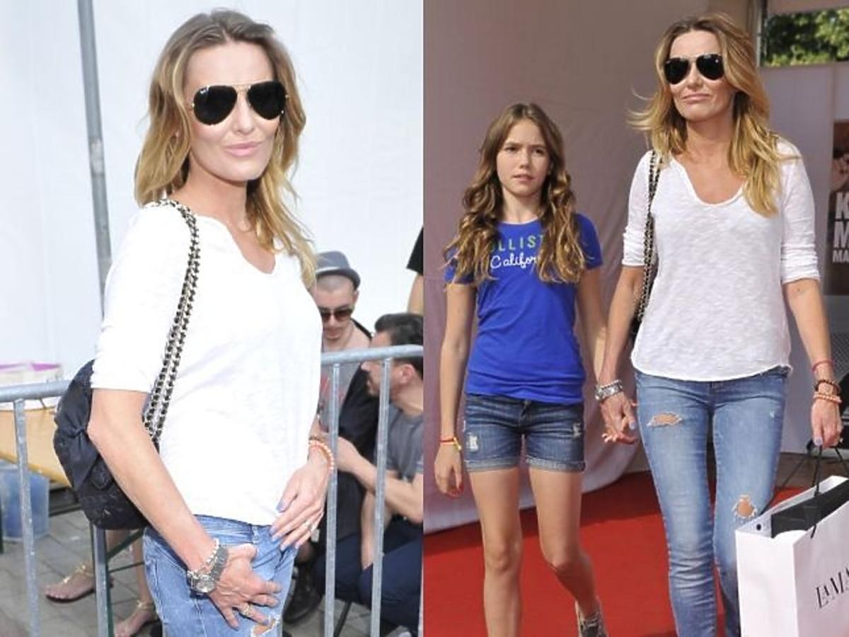 Hanna Lis z córką Julią na Warsaw Fashion Street