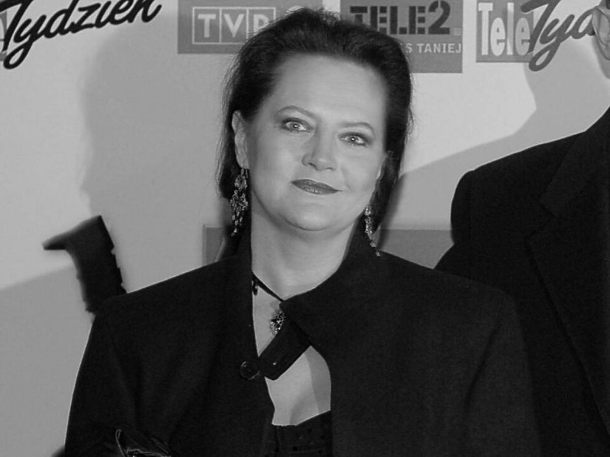 Hanna Polk - czarno białe zdjęcie aktorki