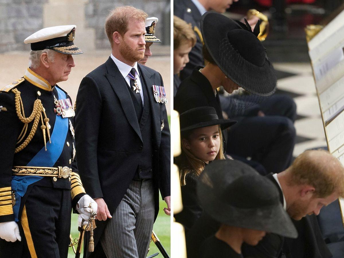 Harry i William na pogrzebie Elżbiety II 
