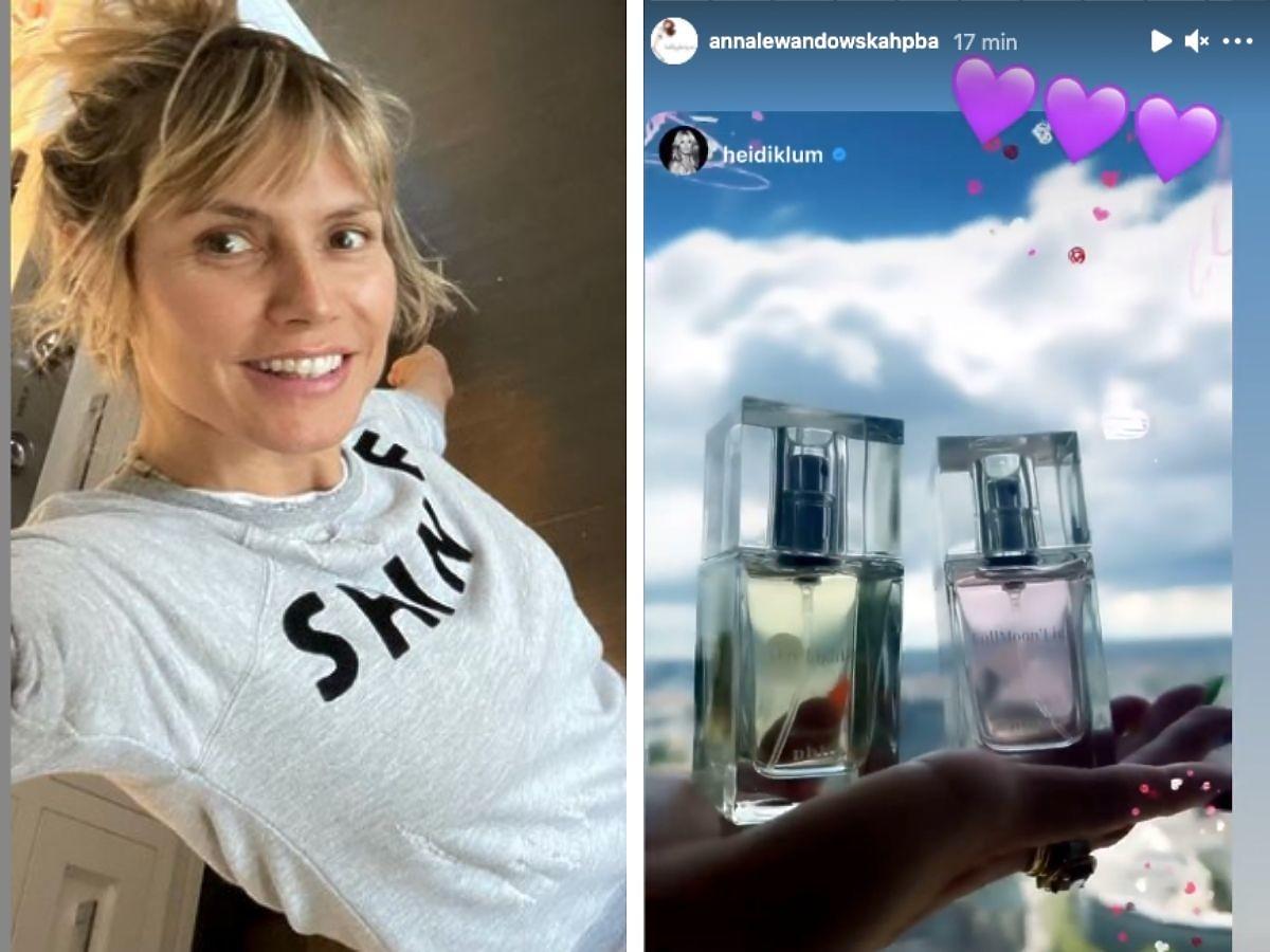 Heidi Klum pokazała perfumy Anny Lewandowskiej