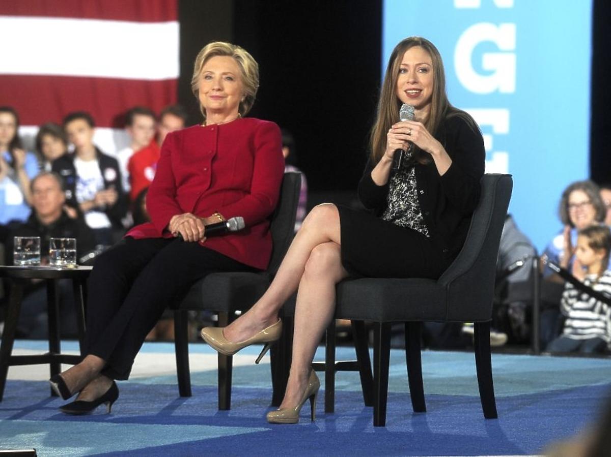 Hillary Clinton z córką