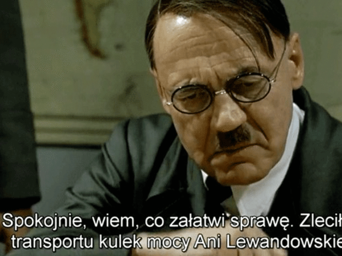 Hitler - przeróbka słynnej sceny z filmu Upadek przed Euro i meczem Polska-Niemcy