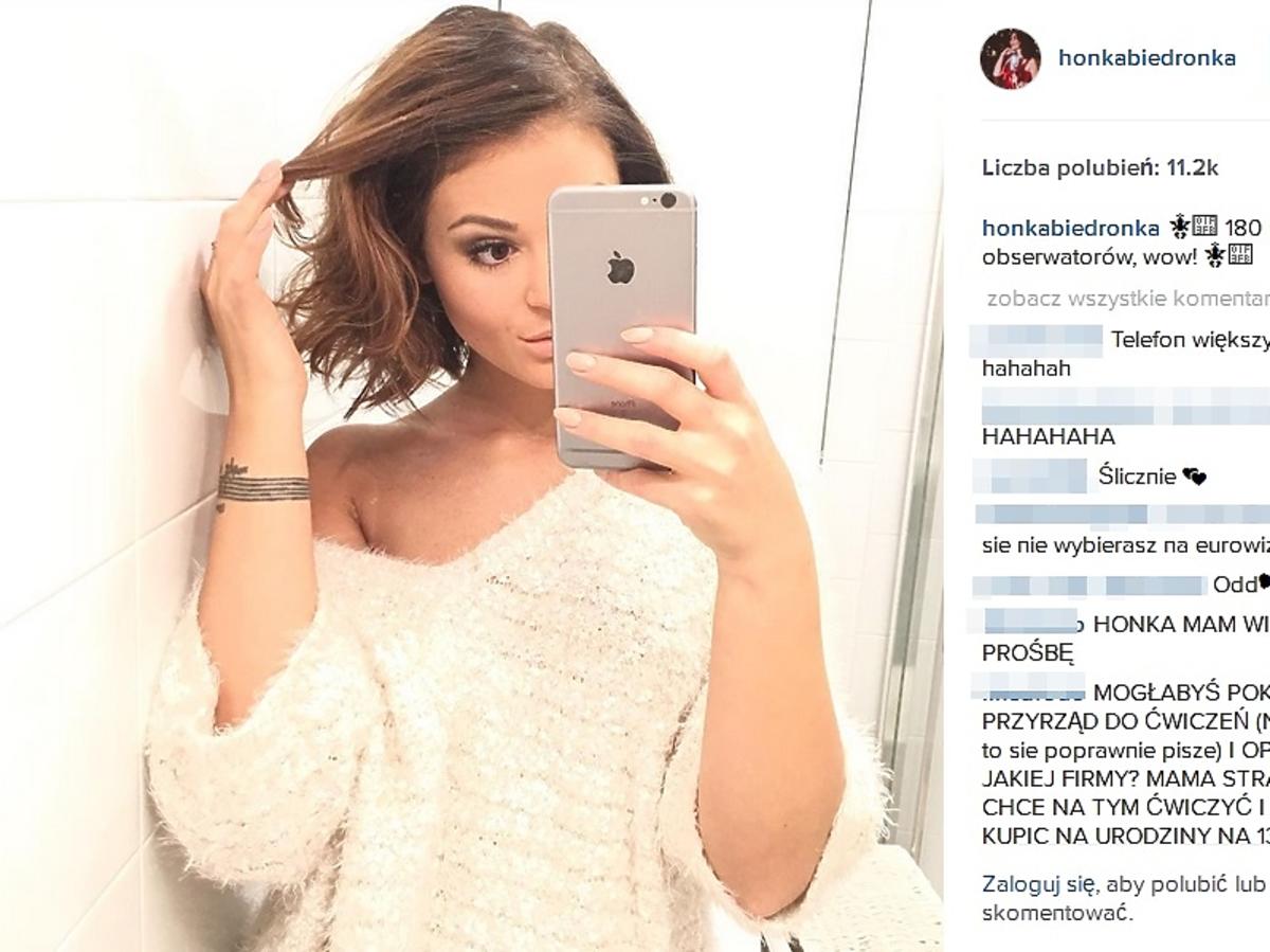 Honorata Skarbek i krótkie cięcie