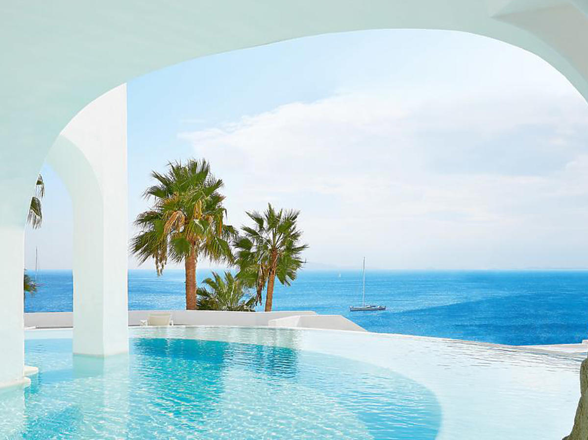 Hotel Lewandowskich i Szczęsnych na wyspie Mykonos