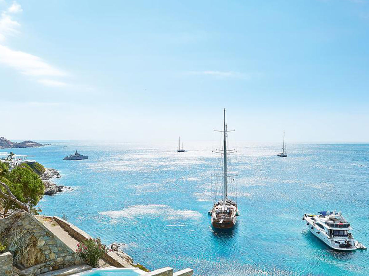 Hotel Lewandowskich i Szczęsnych na wyspie Mykonos