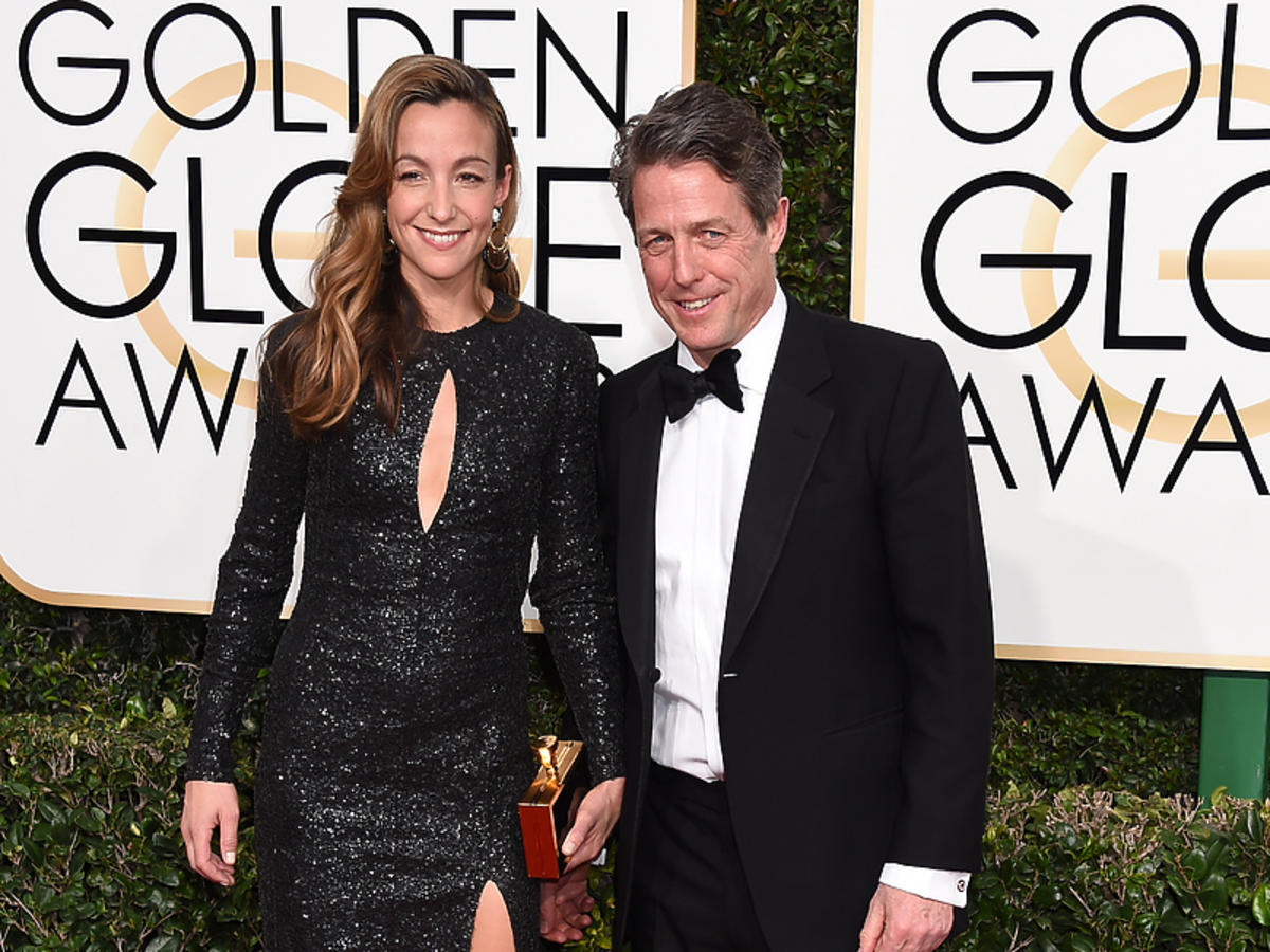 Hugh Grant na rozdaniu Złotych Globów