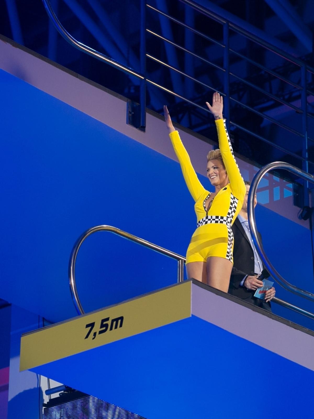 Ilona Felicjańska w pierwszym odcinku Celebrity Splash