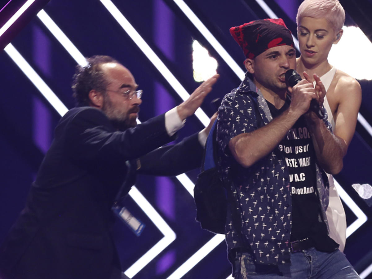 Incydent podczas występów na Eurowizji 2018