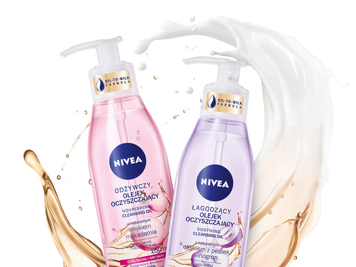 Innowacyjne olejki do demakijażu z formułą OIL-TO-MILK od NIVEA