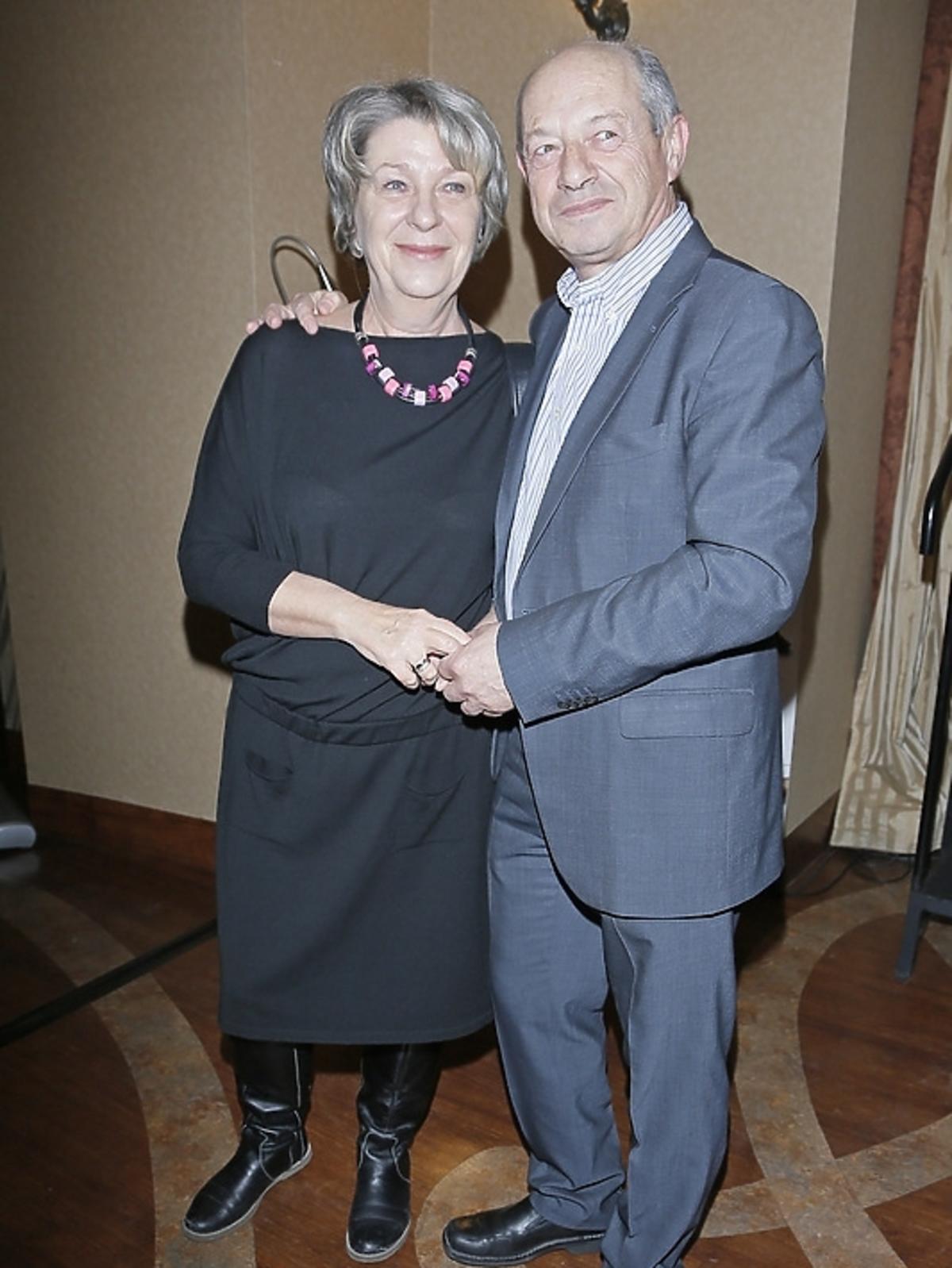 Irena Eris i Henryk Orfinger na premierze sztuki Sceny z życia małżeńskiego