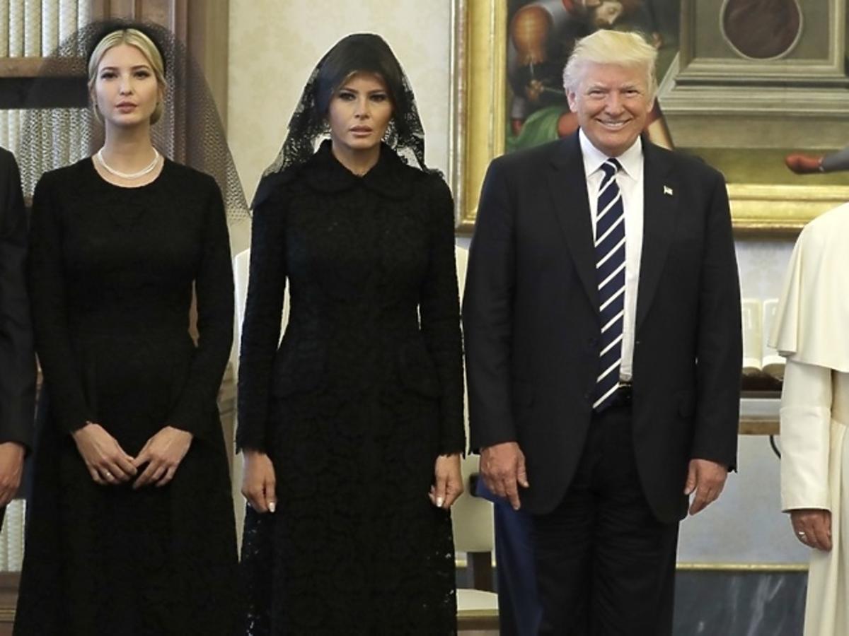 Ivanka Trump, Melania Trump, Donald Trump, papież Franciszek