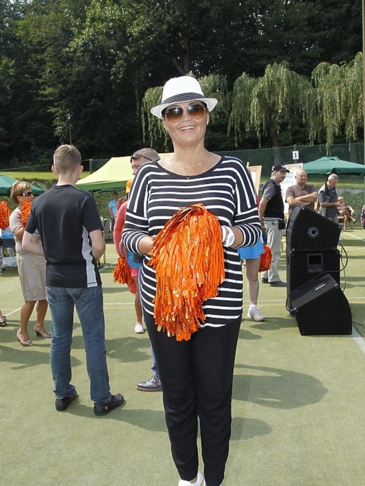 Iwona Pavlović na Turnieju Tenisa Ziemnego Artystów Polskich Beskid Cup 2013 