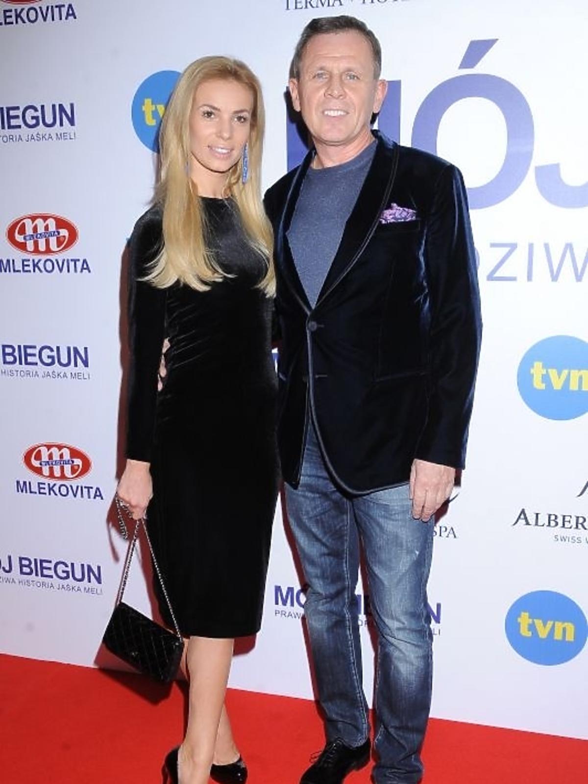 Izabela Janachowska i Krzysztof Jabłoński na premierze filmu