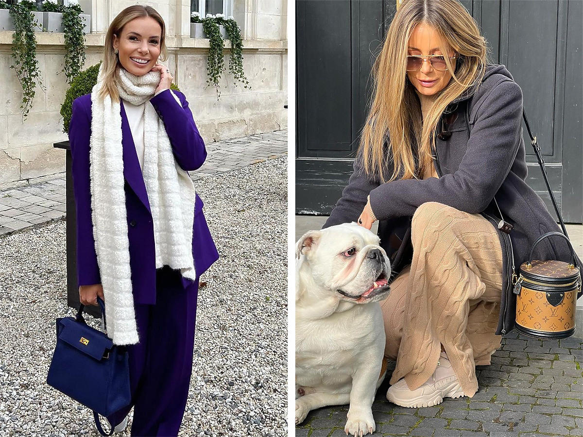 Izabela Janachowska i Małgorzata Rozenek z drogimi torebkami