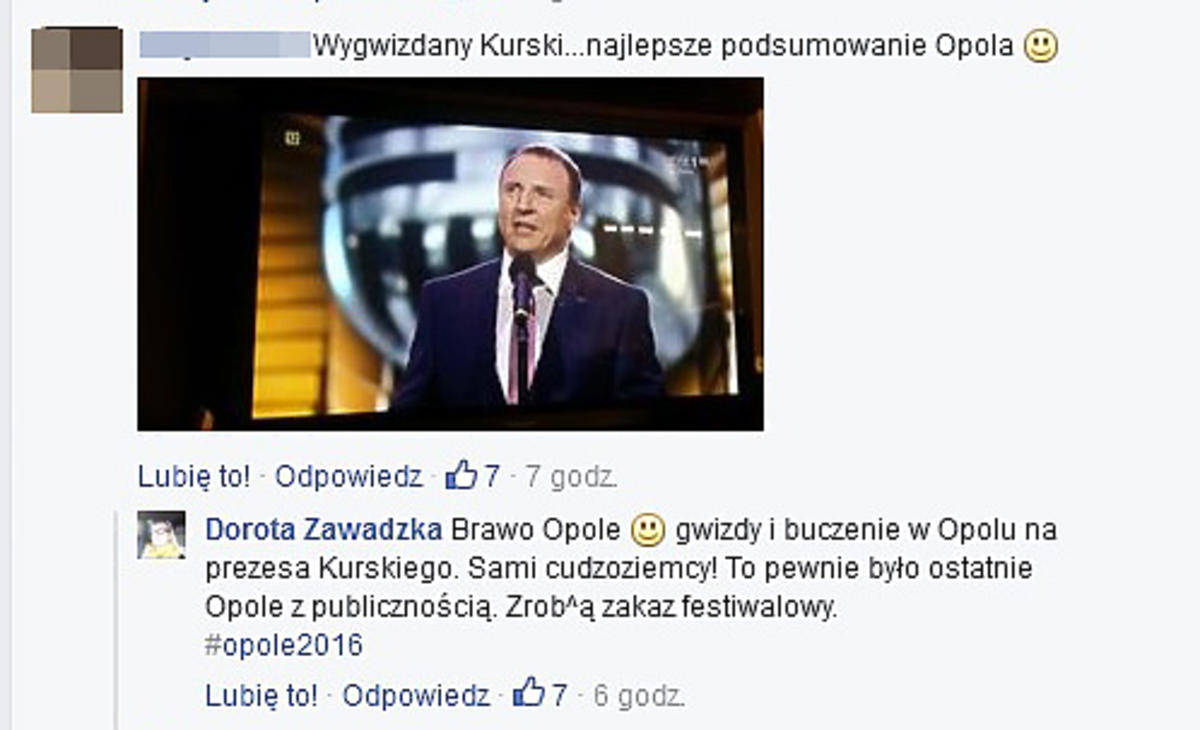 Jacek Kurski wygwizdany w Opolu