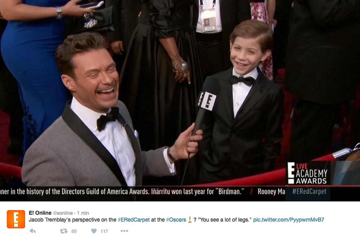 Jacob Tremblay na Oscarach