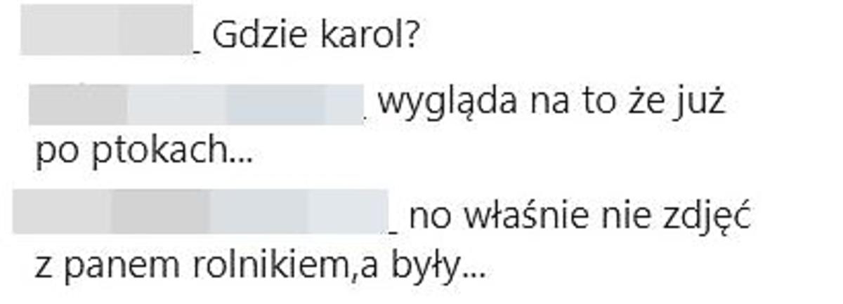Jagoda rozstala się z Karolem? komentarze na instagramie