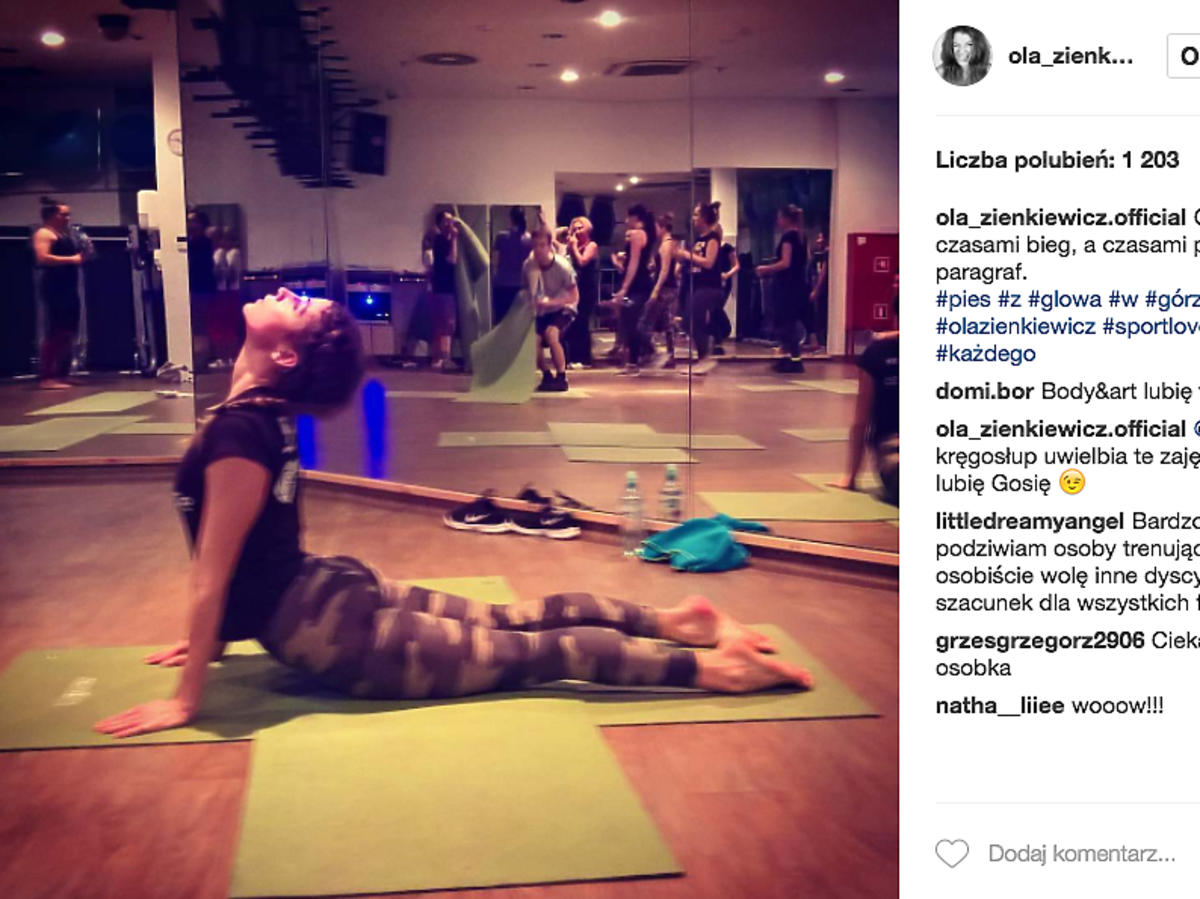 Jak ćwiczy Aleksandra Zienkiewicz?