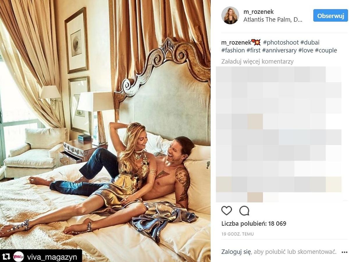 Jak Małgorzata Rozenek i Radosław Majdan spędzili pierwszą rocznicę ślubu?