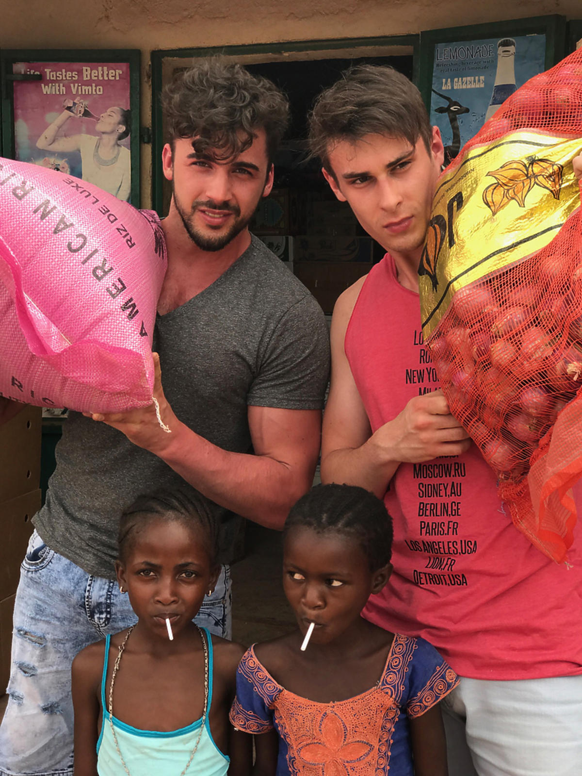 Jakub Kucner, Mister Polski 2017 podczas akcji charytatywnej Misja Gambia