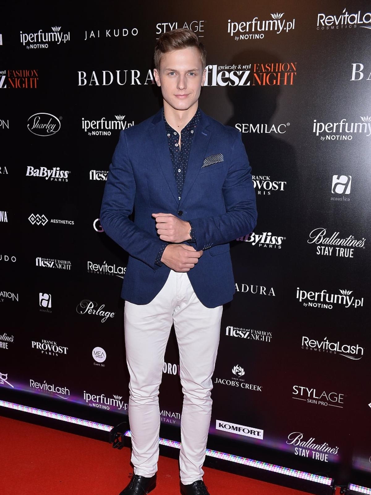 Jan Dratwicki na Flesz Fashion Night 2017