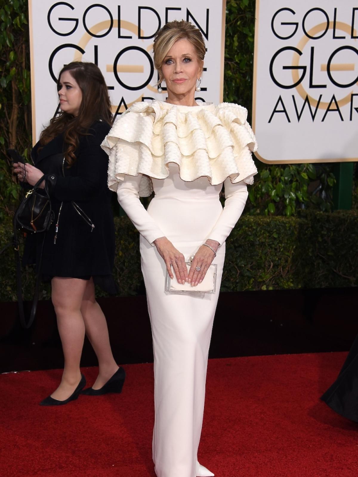Jane Fonda na rozdaniu Złotych Globów 2016