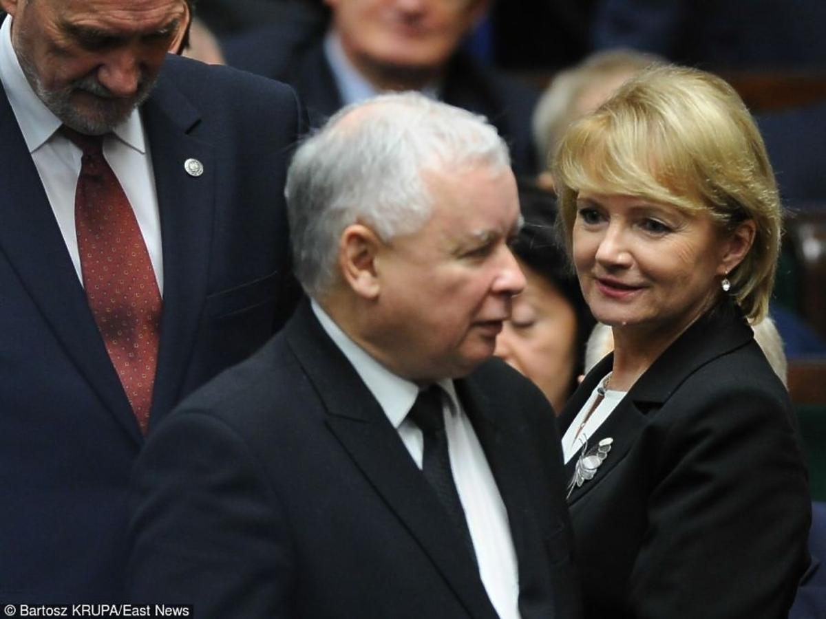 Jarosław Kaczyński podczas pierwszego posiedzenia Sejmu