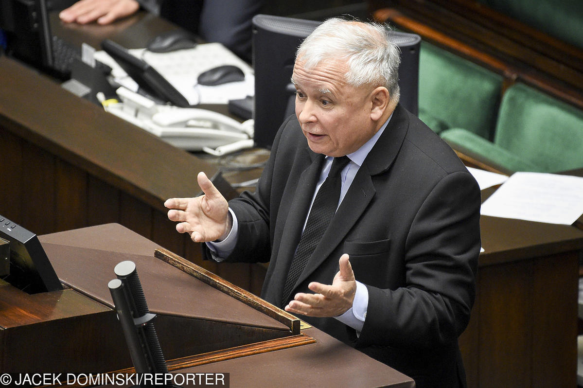 Jarosław Kaczyński w emocjonalnym wystąpieniu nazwał opozycję mordercami