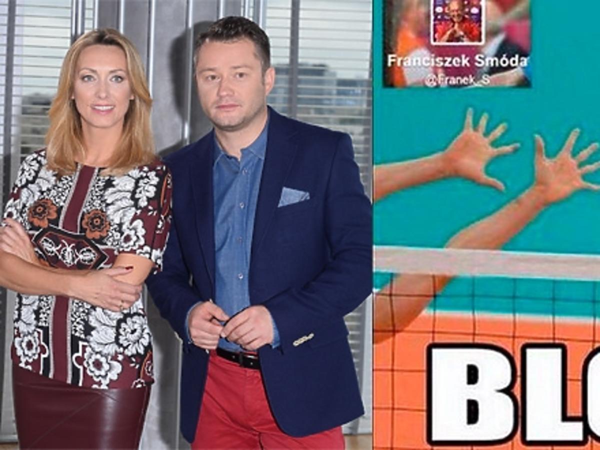 Jarosław Kuźniar w studiu Dzień dobry TVN i jako siatkarz na boisku