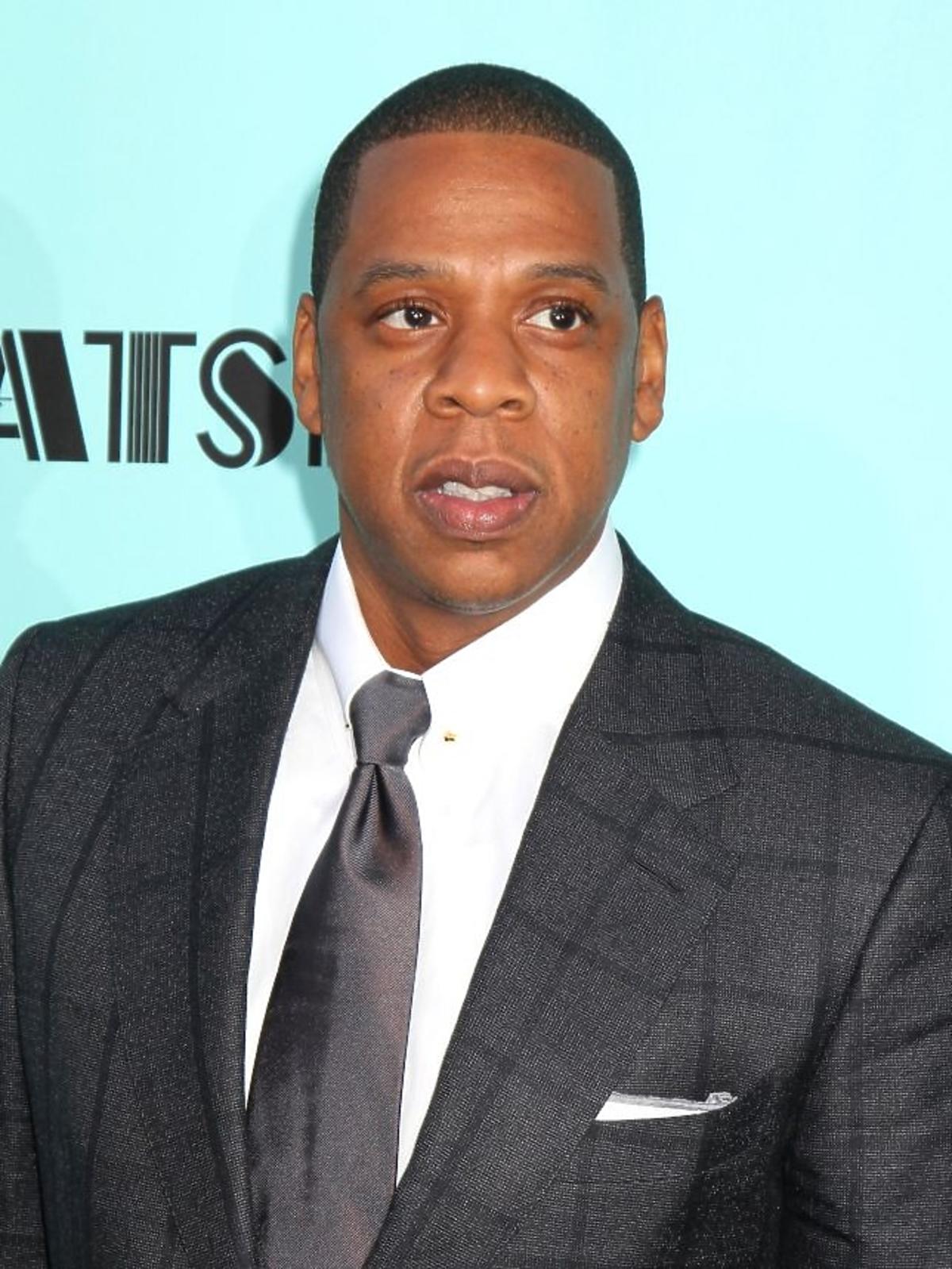 Jay-Z na nowojorskiej premierze filmu 