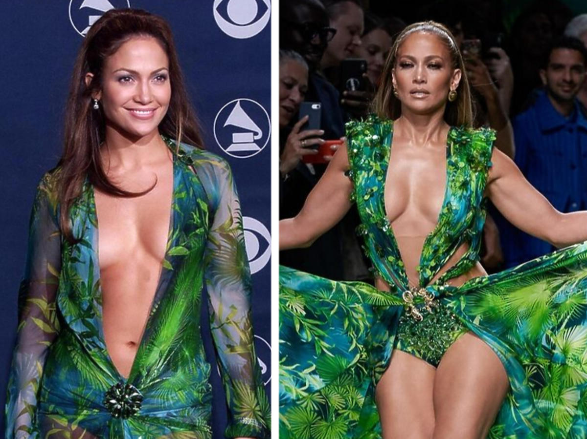 Jennifer Lopez w 2000 i 2019 roku