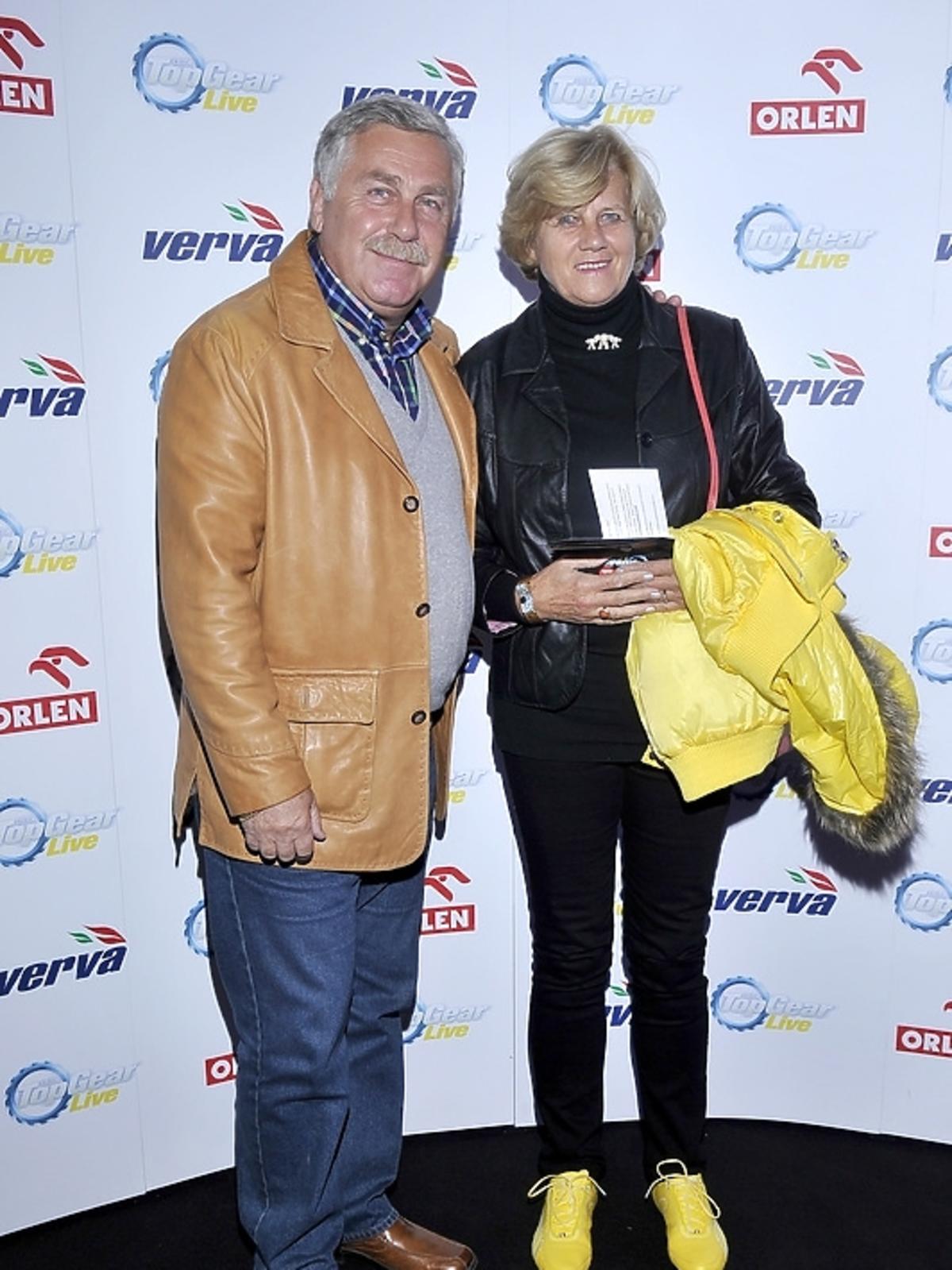 Jerzy Engel z żoną na Verva Street Racing 2013 