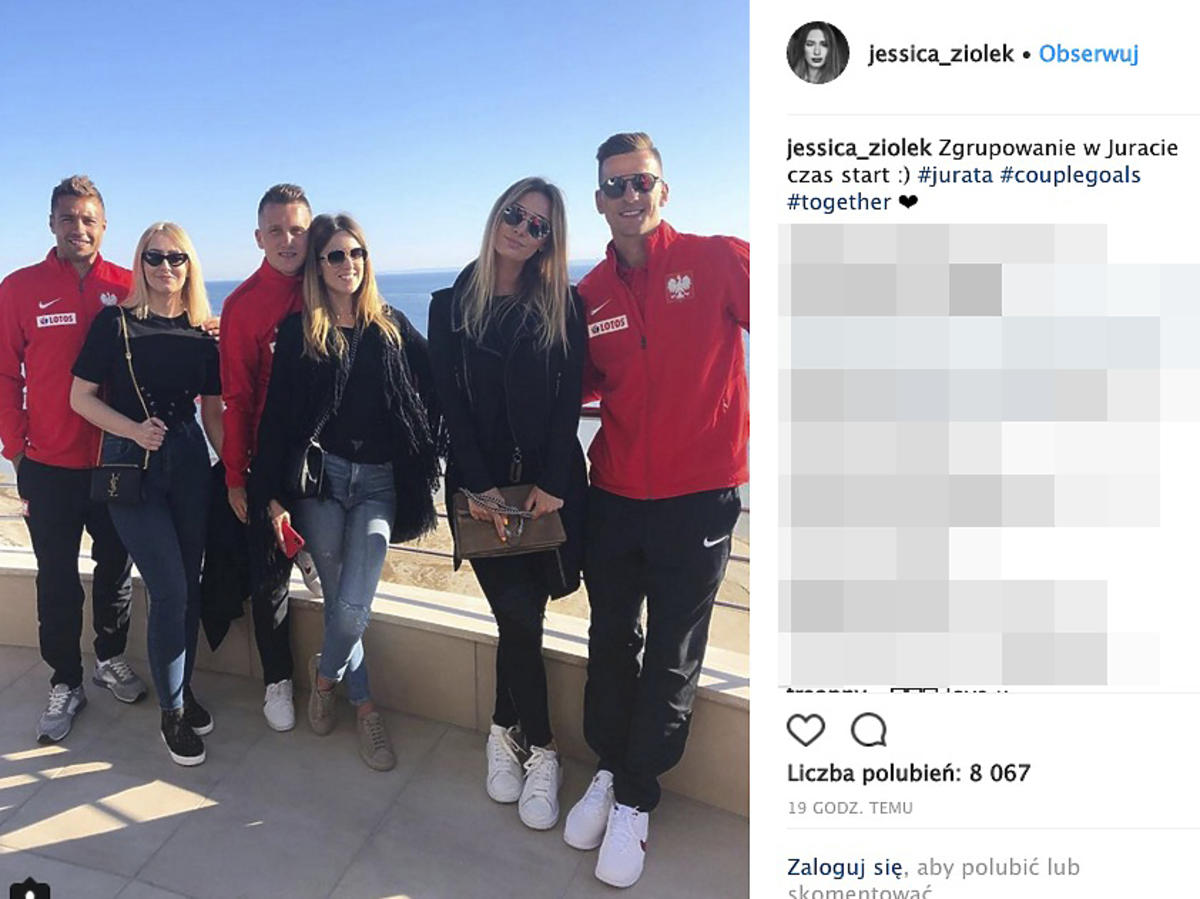 Jesicca Ziółek, Arkadiusz Milik, Jurata