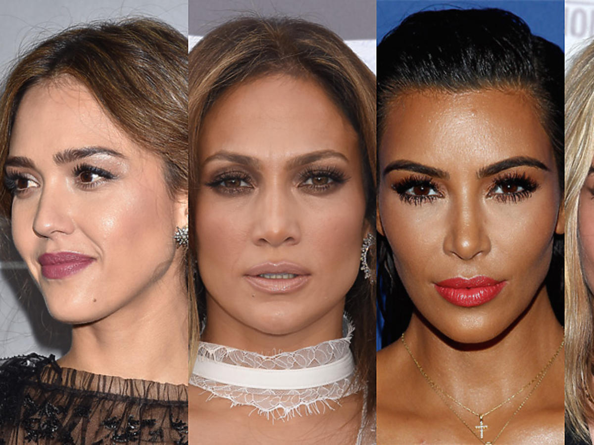 Jessica Alba, Jennifer Lopez, Kim Kardashian, Cara Delevingne