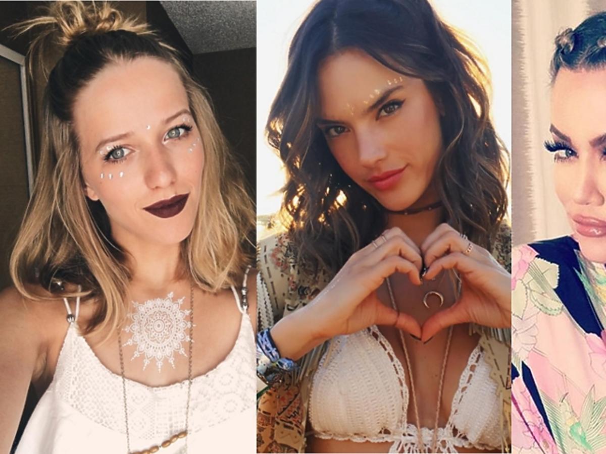 Jessica Mercedes, Alessandra Ambrosio, Khloe Kardashian w oryginalnych fryzurach i makijażach