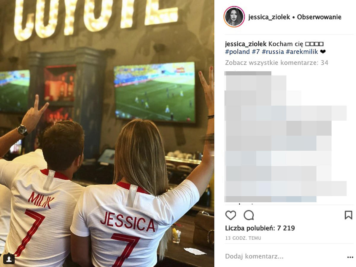 Jessica Ziółek kibicuje